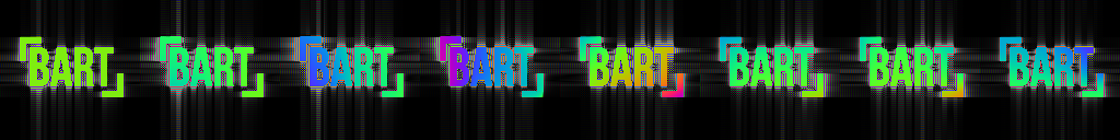 bart logo reconstructed from k-space